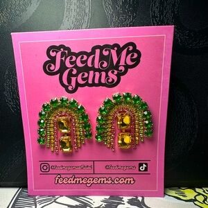 Feed Me Gems Mini Earrings